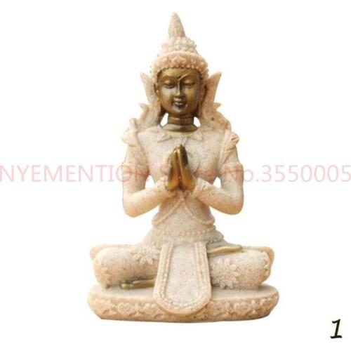 Buddha Statue Sculptures Home Decor Ornaments Creative Gifts Southeast Asia decorative Small Religion Sculpture 100pcs