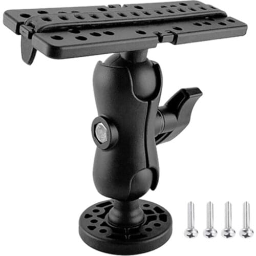 360 Degree Rotatable Marine Navigation Fish Finder Bracket, Electronic Fish Finder Mounting Base GPS MAP