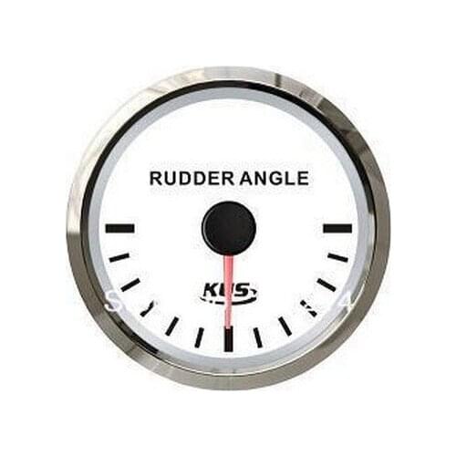 High Quality!!! 85mm Rudder angle gauge with 0-190ohm with mating sensor white facepate