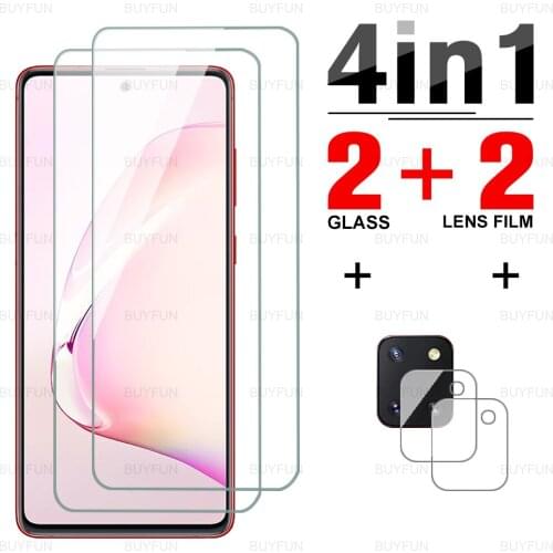 For Samsung Galaxy Note10 Lite 4IN1 Scratch-resistant tempered protective glas for galaxy galax note10 s10 lite lens safety film