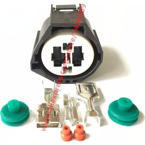 10 Sets 4 Pin Female Waterproof Electric Auto Wire Connector Sealed Car Plug 7283-8497-90 With Terminal Pins