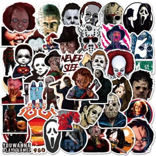 10/30/50Pcs/Set Halloween theme horror GraffitiFor Snowboard Laptop Luggage Fridge Styling Vinyl Decal Home Decor Stickers