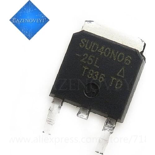 100pcs/lot SUD40N06-25L SUD40N06 40N06-25L 40N06 TO-252 In Stock