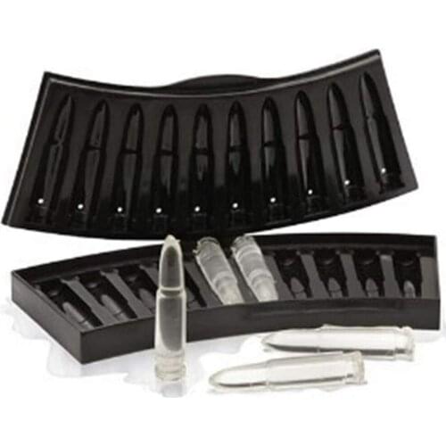 2PCS/Set Silicone Ice Mold Bullet Shape Ice Tray DIY Ice Cream Maker Molds Drinking Bar Tool Kitchen Accessories