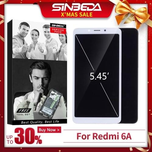 5.45" Original For XIAOMI Redmi 6 6A LCD Display Screen+Frame Digitizer Free Tools Replacement For Redmi 6A LCD Assembly