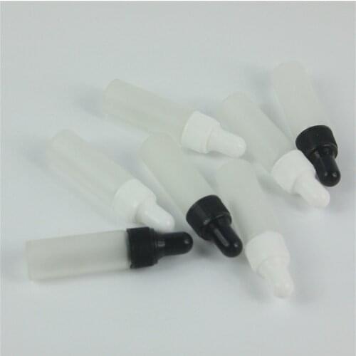 500pcs/lot 5ml Clear Frosted Glass Dropper Bottle Jars Vials With Pipette For Cosmetic Perfume Essential Oil Bottles