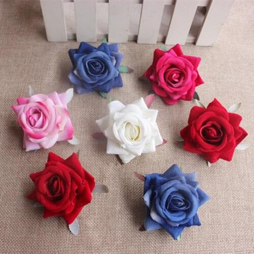6CM simulation cloth rose flowers,mini artificial roses heads,decorative flower for wrist corsage,wedding accessories decoration