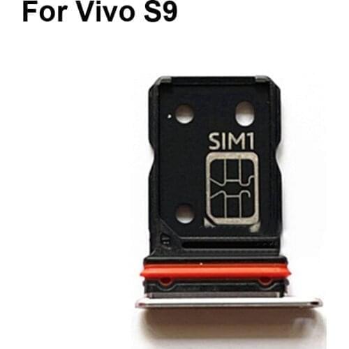 For Vivo S9 New Tested Sim Card Holder Tray Card Slot For Vivo S 9 Sim Card Holder Replacement VivoS9
