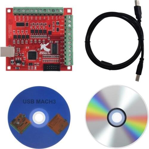 CNC USB MACH3 Breakout board 100Khz 4 axis interface driver motion controller driver board