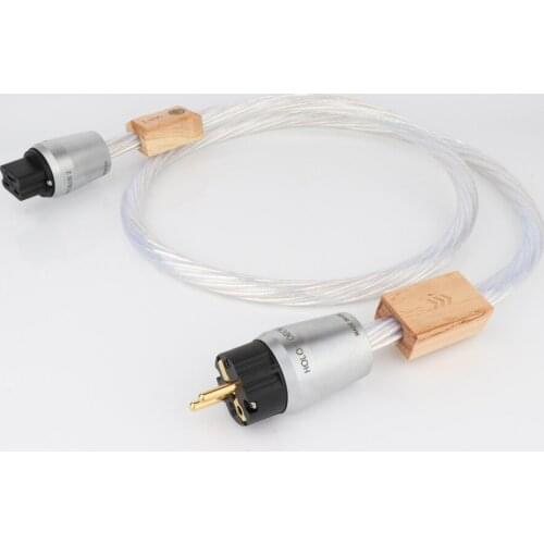 Hifi ODIN2 AC Power Cord 7 cores silver-plated 14AWG EU Plug Reference Audio Power Cable Wire