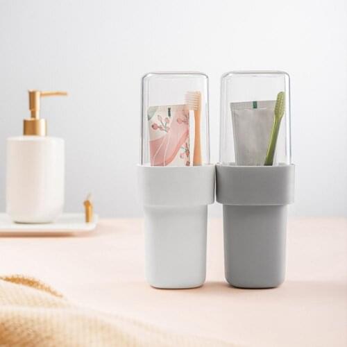 Wear-resistant Portable Exquisite Wide Application Toothbrush Cup for Travel