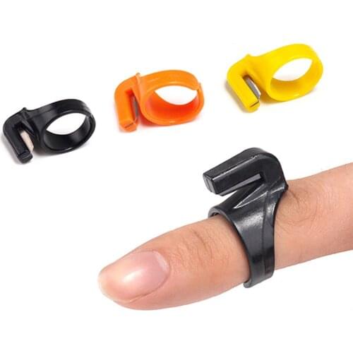 Portable Fishing Line Cutter Finger Blade Ring Fishline Thread Cutter Tools Outdoor Fishing Tackle Accessories