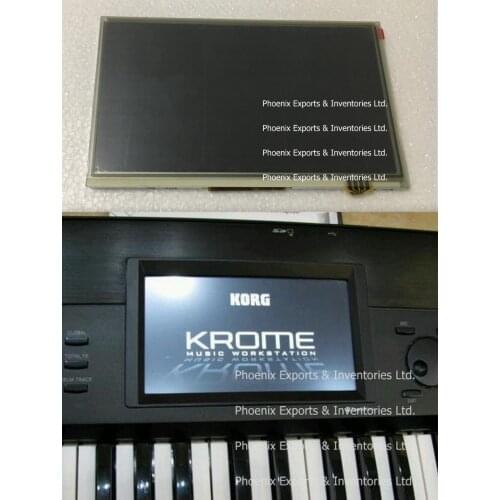 Original KORG Display with Touch Screen Digitizer for Korg KROME LCD Screen Display Touch Panel