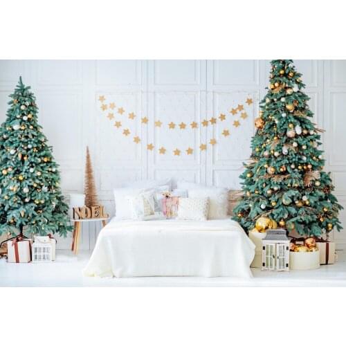 Christmas Photography Backdrops Christmas Xmas Interiors Decor Children Baby Studio Photo Background Photocall BackdropW4706