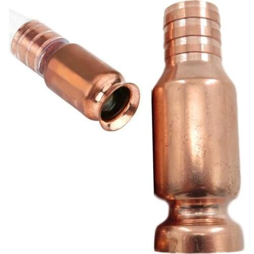 Red Copper Siphon Filler Pipe Manual Pumping Oil Pipe Fittings Siphon Connector Gasoline Fuel Water Shaker Siphon Wholesale