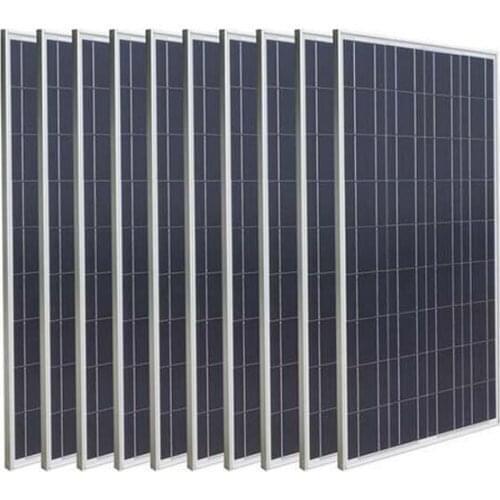 Panneau Solaire 12v 100w 10Pcs Solar Charge Camping Charger Panneau Photovoltaique 1000w Motorhome Rv Boat Car Caravan Off Grid