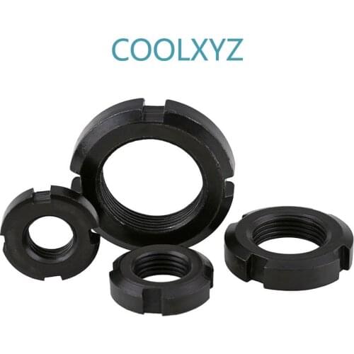 GB812 Member Nut Slotted Round Nut Stainless Steel Round Nut Round Precision Lock Nut M10-60 1Pcs
