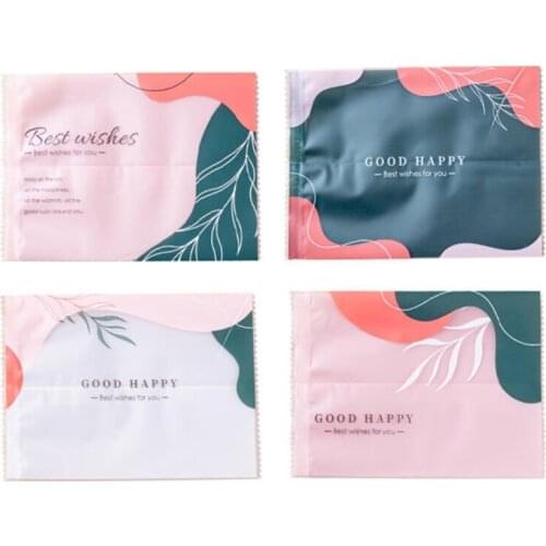 Moon Cake Packaging Bag 100 Pcs Packaging Moon Cake Plastic Bag Gift with Printing Leaves Birthday Gift for Baking Lover