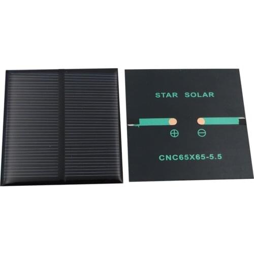 2PCS X Solar Panel 0.6W 5.5V 90mA Cell DIY Battery Charger Mini Solar Panel China Module Solar System Cells for Cell Charger Toy