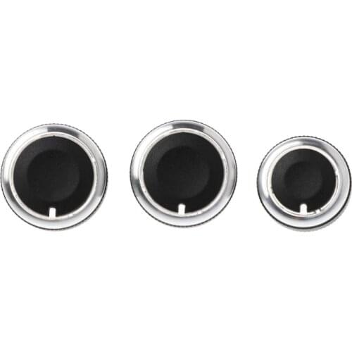 3 Pcs A/C Air Condition Panel Control Switch Knob for MK6 Bora Golf 5 Tiguan