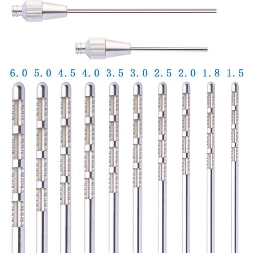4 Holes Fat Harvesting Cannula for Stem Cells liposuction Cannula Fat Transfer Needle for Beauty Sawtooth Shape Needle