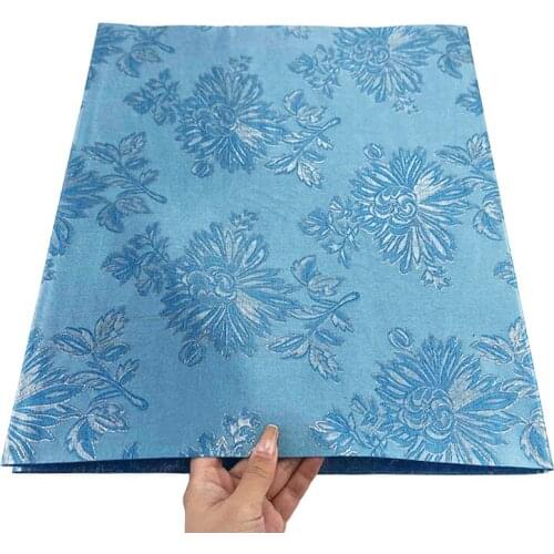 African Sego Headtie High Quality 005 2pcs/Bag Headscarf 100% African Sego Headtie & Wrapper For Wedding Party