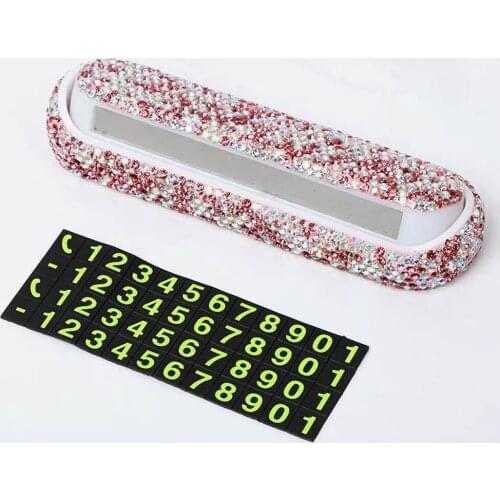 Car Temporary Parking Card Phone Number Auto Plate Accessories Auto Interior Accessories