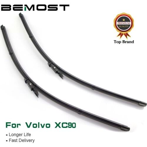 BEMOST Car Clean The Windshield Wiper Blades Natural Rubber For Volvo XC90 Model Year From 2002 To 2014 Fit Pinch Tab/U Hook Arm