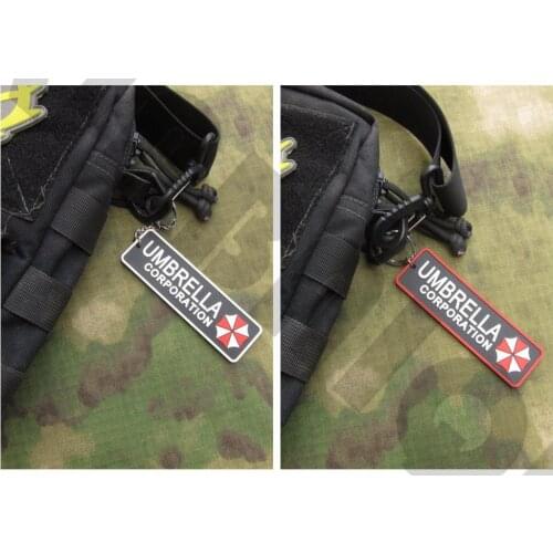 Biohazard Umbrella Corporation Logo Keychain Key Ring