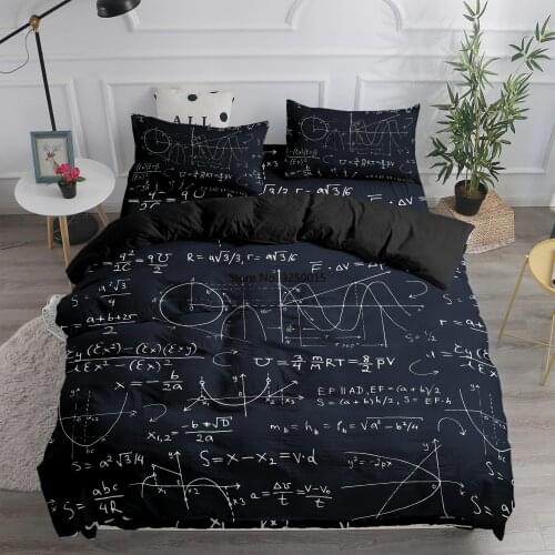 Black White 3D Prited Bedding Set Geometric Duvet Cover Sets Queen King Size Luxury Home Decor Polyester Comforter Cover
