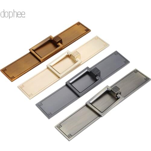 Dophee 1pc 128mm pull Chinese Handle Vintage Drawer Knobs Cabinet Drawer Box Case Knob For Furniture Hardware