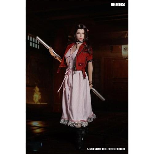 Super Duck 1/6 Scale Set057 Final Fantasy Sorceress Clothes Set With Head Carving F 12'' Action Figure Toy Doll Body Accessories