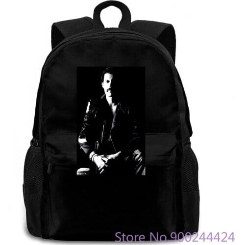 Freddie Mercury The Legend Queen Bohemian Rhapsody Brand Printed women men backpack laptop travel school adult