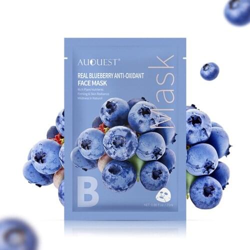 Hyaluronic Acid Serum Blueberry Vitamin C Mask Face Mask Liquid Collagen Skin Care Anti Age Facial Moisturizing Mask Skin Care