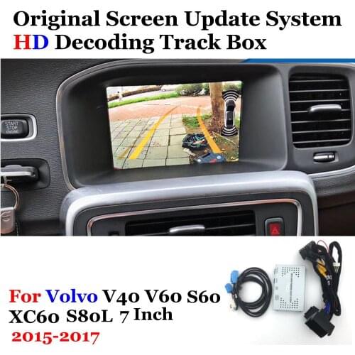 HD Front Rear View Reverse Camera For Volvo V40 V60 V90 XC60 XC90 S60 S80 S90 2015-2020 2018 2019 Interface Improve Park Assist