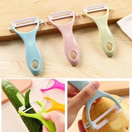 Ceramic Peeler Ceramic Fruit Paring Knife Kitchen Multi-function Planer Household Scraping Knife Potato Peeler