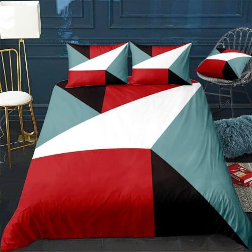 Geometric 251 Bedding Set For Bedroom Soft Bedspreads For Double Bed Home Duvet Cover Quality Quilt Cover+Pillowcasex2