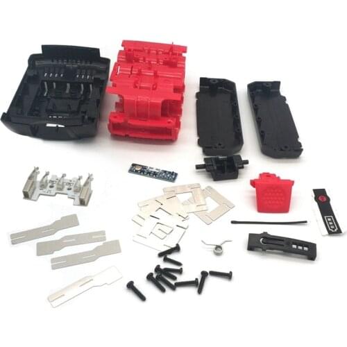 Li-Ion Battery Case Housing Cover LED Light Label Replacement PCB Circuit Board Kit for 18V Battery Tool Parts