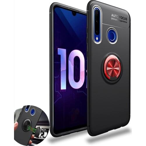 Magnetic Case For Honor 10 Lite Ring Shockproo Soft Silicon Case For Honor 10i 20i 10 20 Pro 20s 20i 9 Lite 8X 8A 7C Phone Cover