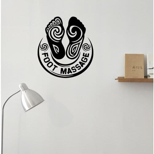Beauty Salon Sticker Foot Massage Spa Decal Beauty Posters Wall Decals Decor Mural Beauty Salon Spa Sticker Vinyl ov92