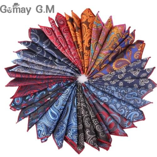 Men Pocket Square Suits Hanky For Men Floral Mens Handkerchiefs Casual Suit Square Handkerchief Towels For Party 25 cm x 25 cm