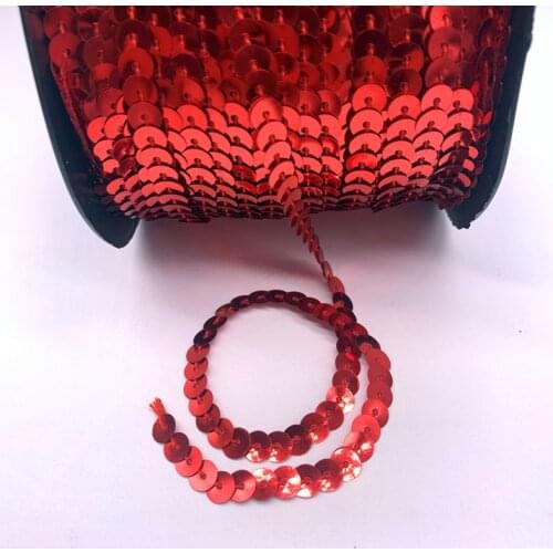 6mm 5Yards Sequin Flat Round Loose Sequins Crafts Paillette Sewing Clothes Decoration DIY Accessory Lentejuelas Para Coser#20