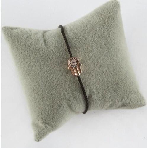 Hand figured Evil Eye Zircon Cubic Zirconia İp Bracelet