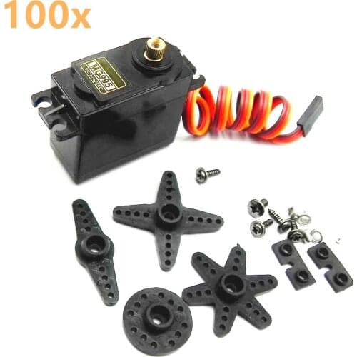 5pcs/10pcs/20pcs/50pcs /100pcs /200pcs 13KG Servos Digital MG995 Servo Metal Gear for Futaba JR Car RC Model Helicopter Boat