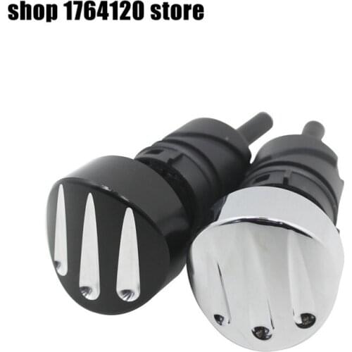 Motorbike Black/Chrome Oil Dip Stick Filler Plug For Harley 2004-2016 Sportster Iron 48 Forty eight Sportster XL 883 1200