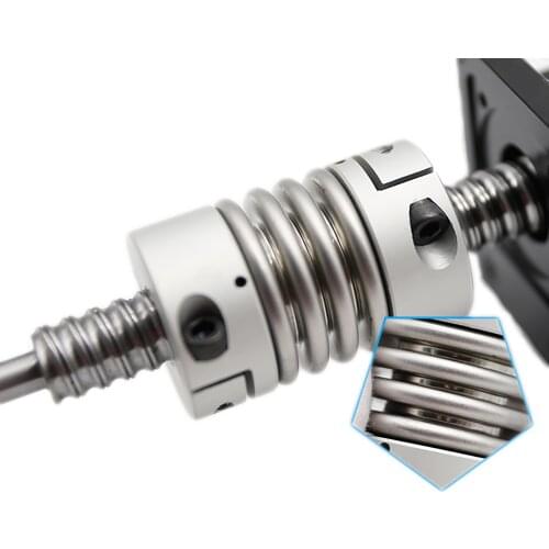 Bellows coupling CPB high torque spring screw CNC lathe stepping servo motor elastic connector spring coupling shaft coupler
