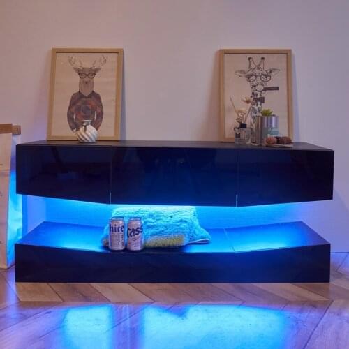 LED TV Tables for Living Room TV Stands Modern Furniture Home Storage Organizer Table