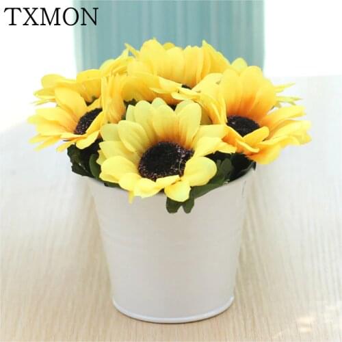 Искусственные подсолнухи TXMON China At AliExpress