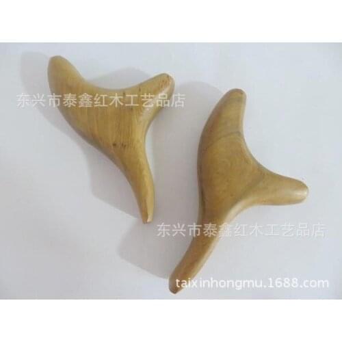 Vietnam natural camphor wood soles foot massage back waist fragrant wood triangular wooden massage Scrapping