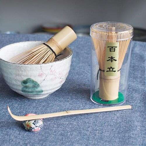 Japanese Ceremony Bamboo Matcha Powder Whisk Green Tea Chasen Brush Tools Purely Handmade Make Tea Sets Accessories Tea Brushes